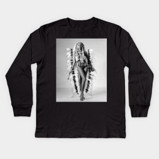 Pam Grier - INDIAN Kids Long Sleeve T-Shirt